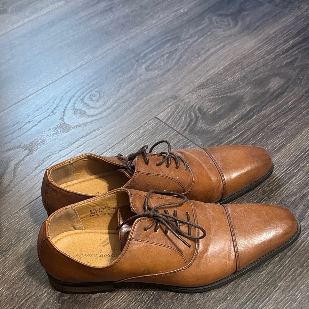 Elegant Brown Leather Oxfords for Men